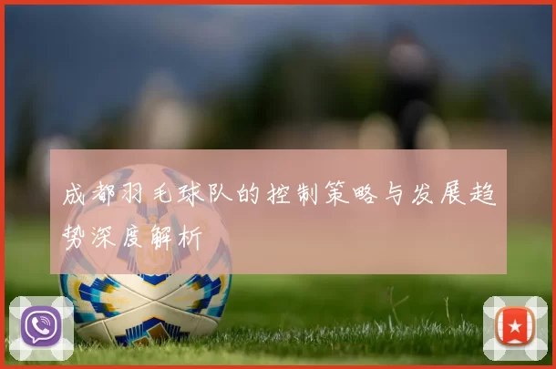 成都羽毛球队的控制策略与发展趋势深度解析