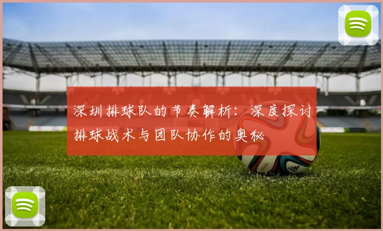 深圳排球队的节奏解析：深度探讨排球战术与团队协作的奥秘