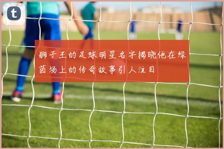 狮子王的足球明星名字揭晓他在绿茵场上的传奇故事引人注目